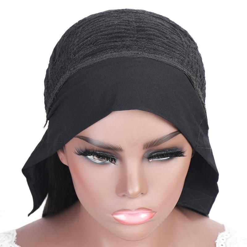 Cheap Wholesale Straight Brazilian Human Hair Glueless Headband Wig