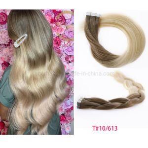 T#10-613 Reliable Human Hair Extension Supplier Wholesale Natural Chinese Tape Virgin Hair