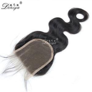 Remy Human Hair Fashion Body Wave 14inch 4X4inch Three Part Toupee