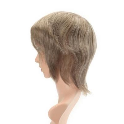 French Lace with Clear Poly Back Sides Hairpiece for Women