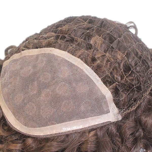 Best Human Hair Integration Hair Piece African Female Hair Replacement Systems