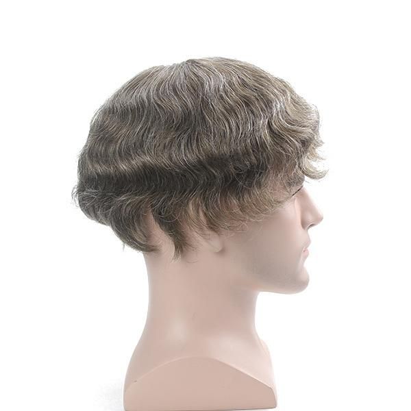 Fine Mono Base with Npu Perimeter Human Hair Wig