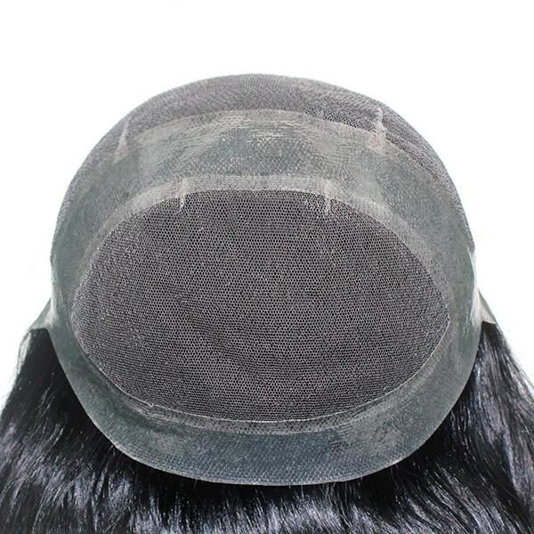 Lw2841 Full Lace with Clear PU Brazilian Long Hair Female Toupee