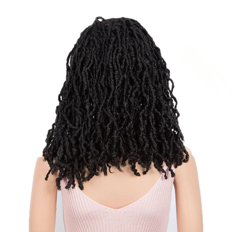 Dreadlock Braids Wig Crochet Twist Dreadlock Hair Wig Twists Fiber Hair Synthetic Hair Lace Front Hair Wigs for Black Women