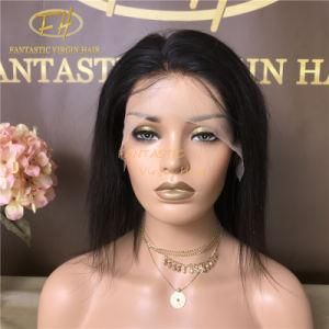 100% Brazilian/Indian Virgin/Remy Human Hair Full/Frontal Lace Wig with Natural Color