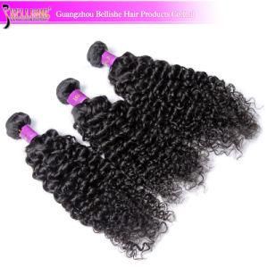Unprocessed Human Virgin Peruvian Curly Hair, Human Hair Weaving