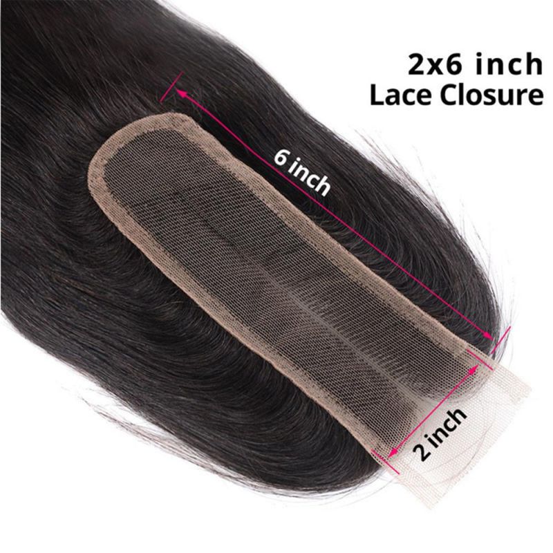 Kbeth Hot Selling Kim K 2X6 Closure Body Wave Virgin Human Hair 2X6 Lace Closure Wholesale Brazilian Hair Swiss Lace Closure