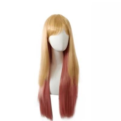 Behappy Amazon&prime;s Long Straight Gradient Hair Wig for Women