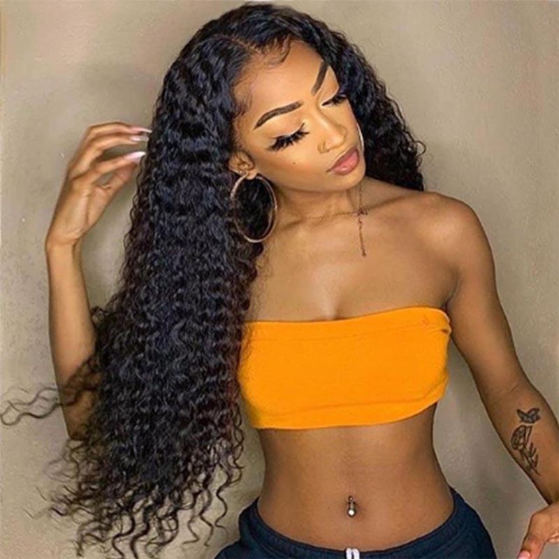 Kbeth Human Hair Wig for Black Women Gift Large in Stock 100% Brazilian Natural Real Virgin Kinky Curly Hair Wigs for Beautiful Lady Buy From China