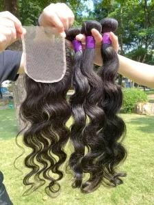 Hair Bundles Hair Hair Free Sample Shiny Soft Mink 100% Human Hair Bundles Brazilian Hair Cuticle Aligned Raw Virgin Hair