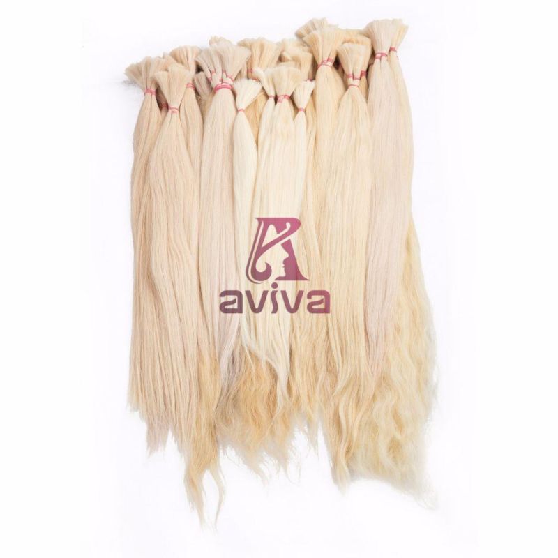 #613 Indian Angel Hair Raw Hair Bulk Virgin Hair Extension Bulk