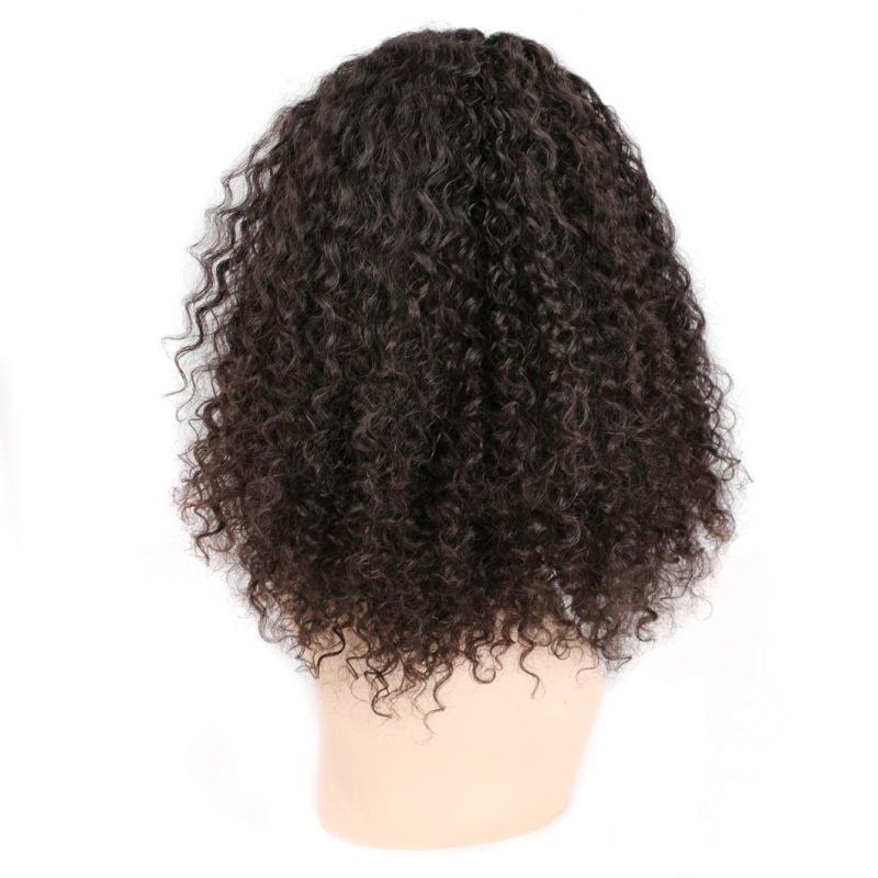 Factory Price Afro Curly Hair Had Lace Front Wig for Black Women