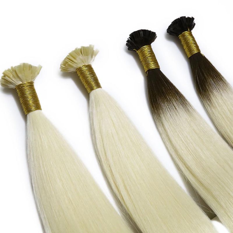 100% Human Hair Remy Hair V Tip Hair Extensions 100gram European Hair