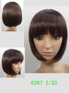 Short Straight Female Bob Wig (M-6367)