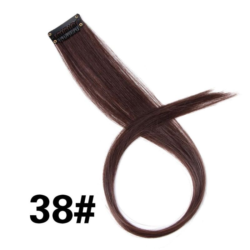 Synthetic Clip on Hair Extension 57color