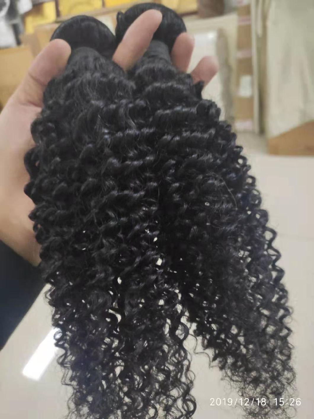 Cheap Unprocessed Human Hair Kinky Curly Virgin Brazilian Hair Bundles