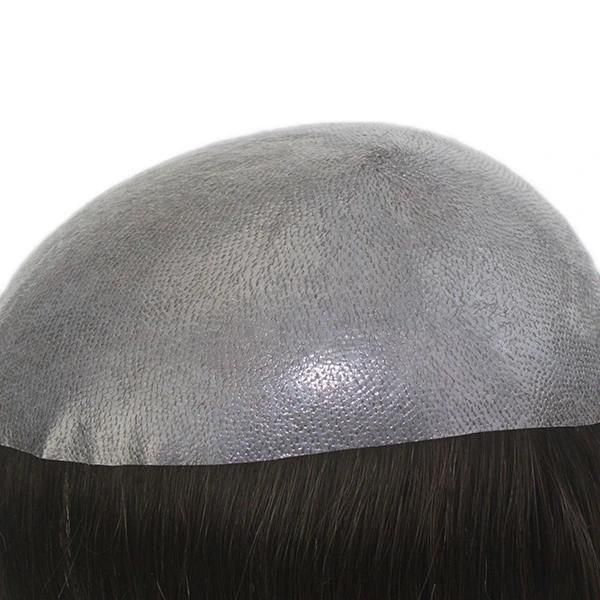 Normal Injected (flat injected) Skin Custom Made Women′s Natural Hair Toupee