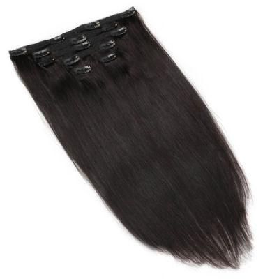 100% Russian Human Remy Hair Clip Ins Wholesale Invisible Seamless Clip in Hair Extension Human Hair