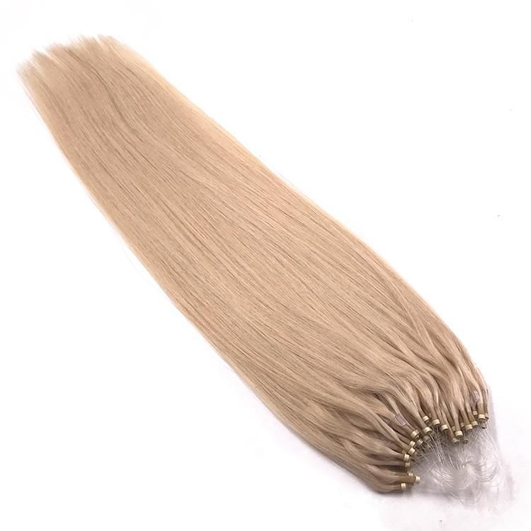 Double Drawn 10A Human Hair Micro Ring Loop Hair Extensions