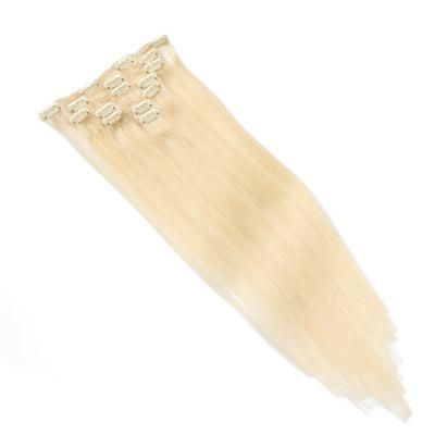 Hair for Woman Clip in Human Remy Hair Extensions 8PC/Set 120g Straight Brown Blonde Full Head