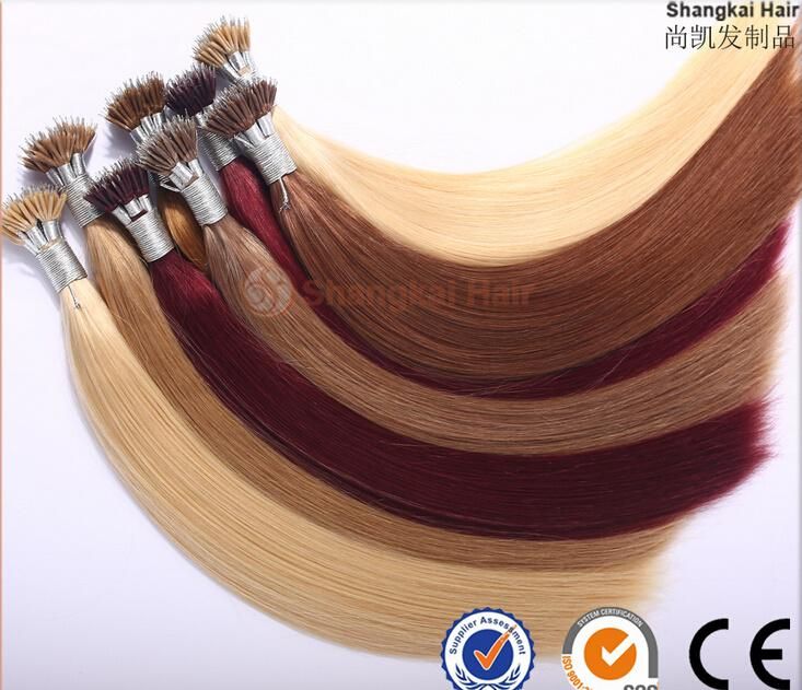 Wholesale Human Hair Extension I Tip Remy Natural Hair