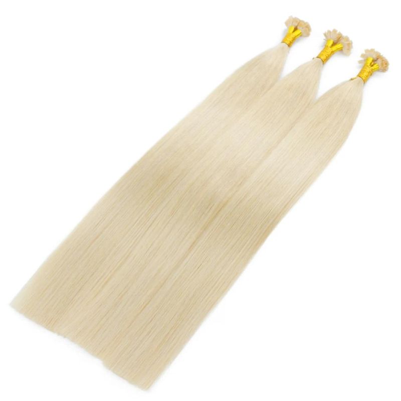 Pre-Bonded Keratin Flat Tip Hair Extensions/Fusion Hair Extensions/7A Grade Human Hair Extensions