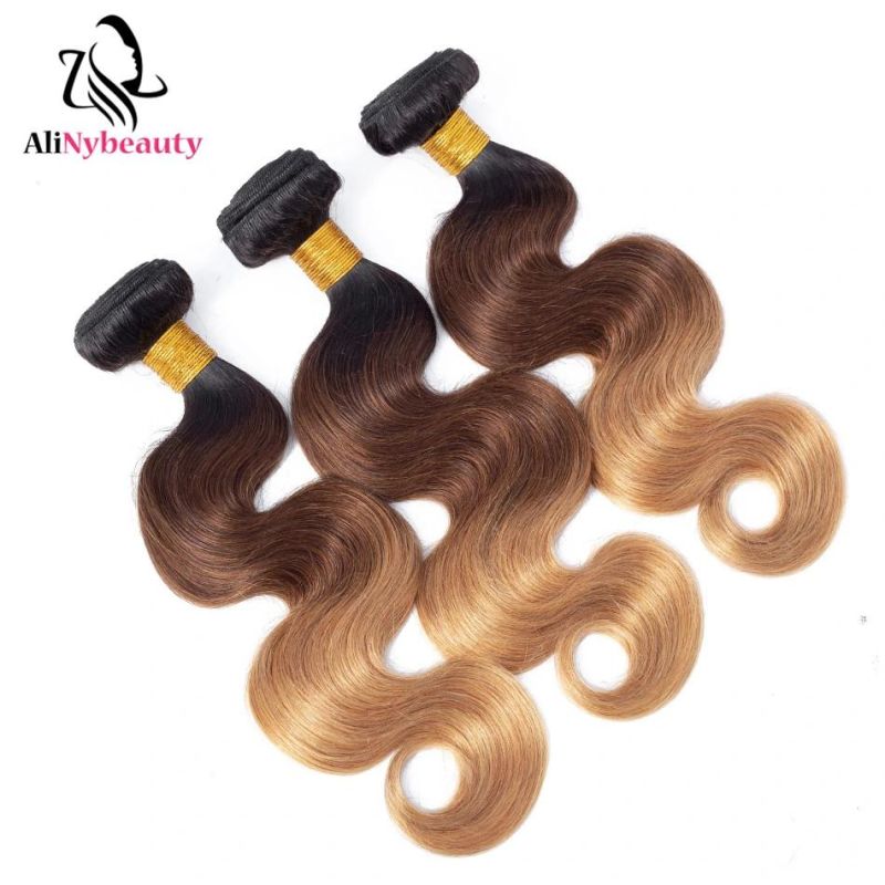 Color 1b/4/27 Peruvian Remy Hair Extension