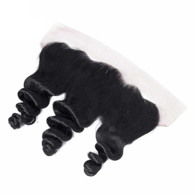 Top Quality Loose Wave Remy Human Hair Swiss 13*4 Frontal