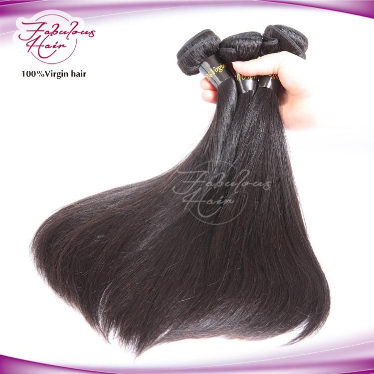 Straight Virgin Peruvian Remy Hair Extensions for Black Hair