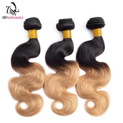 Ombre 1b/27 Color Brazilian Body Wave 100% Human Hair Extension