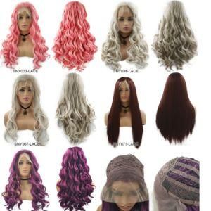 Heat Resistant Fiber Natural Looking Hair Replacement (No lace straight 28&quot;)