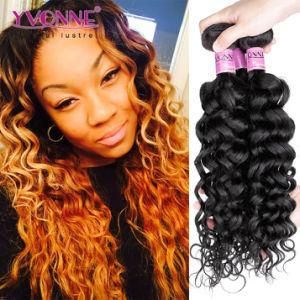 Yvonne Wholesale Human Virgin Remy Peruvian Human Hair Weave Italian Curly