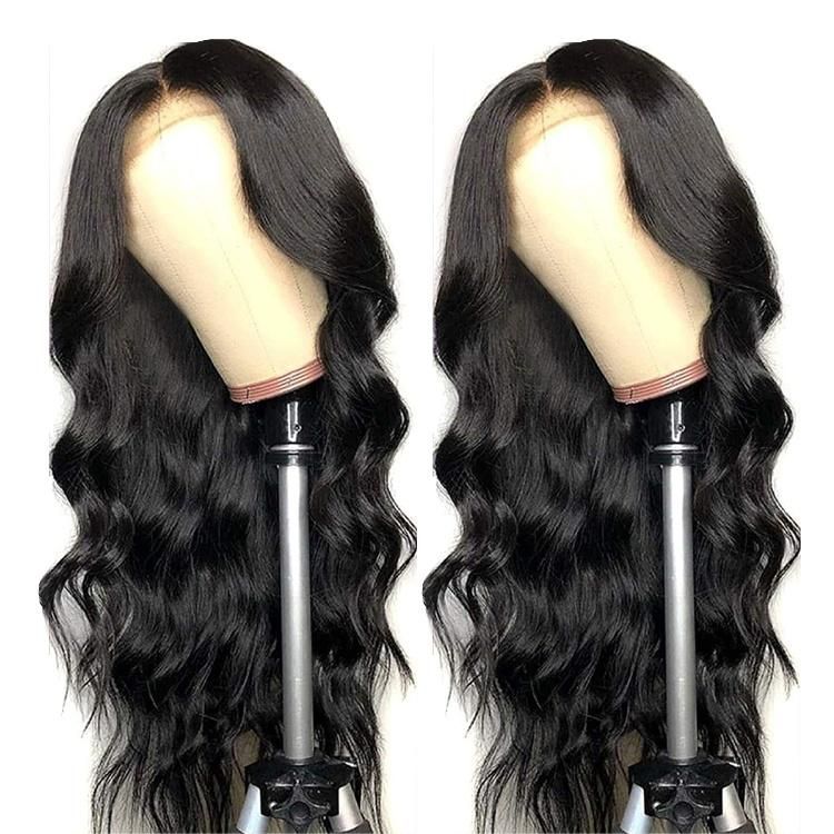 Wholesale Raw Cambodian Body Wave Virgin Human Hair Wigs Cheap Full Lace Frontal Closure Wig for Black Women Lace Front Wig