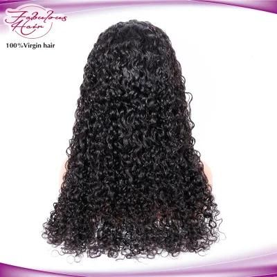 High Quality Full Cuticle Water Wave Human Indian Hair Wigs