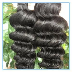 Top Quality Large Stock Natural Color Deep Wave Brizilian Virgin Hair with Factory Price Wf-008