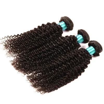 Kinky Curly Lace Frontal Closure with Bundles Brazilian Virgin Hair with Closure Human Hair Weaving 3bundles with Lace Closure