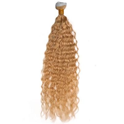 Wholesale 100% Raw Cuticle Aligned Brazilian Human Hair Deep Wave Tape in Hair Extensions