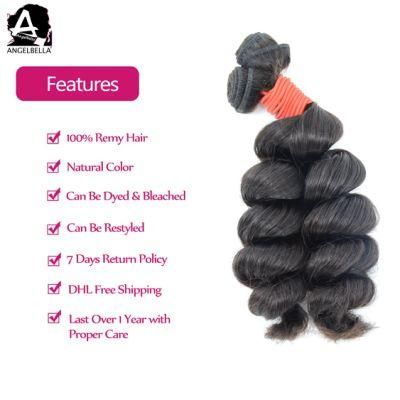 Angelbella Raw Indian Hair Romance Curl Remy Human Hair Weaving