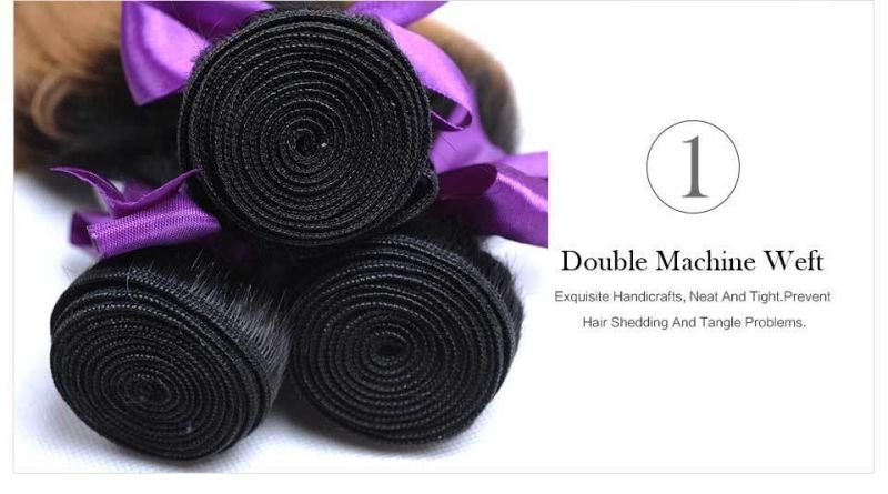 Ombre Color Brazilian Human Hair Bundles 1b/27 Colored Human Hair Weave Bundles Remy Hair Extension