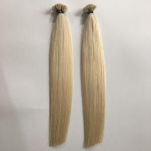 60# Prebonded Keratin Flat Nail Tip Brazilian Virgin Human Hair Extensions
