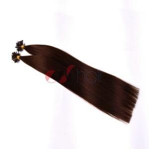 Virgin Cuticle Aligned Human Hair Keratin Tip Hair Extension #4 (Chocolate brown)