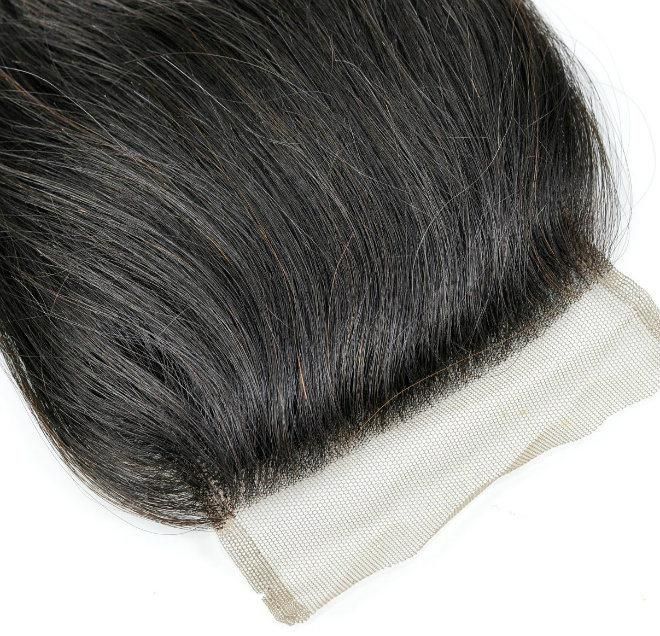 Virgin Human Hair Lace Closure at Wholesale Price (Thick Straight)