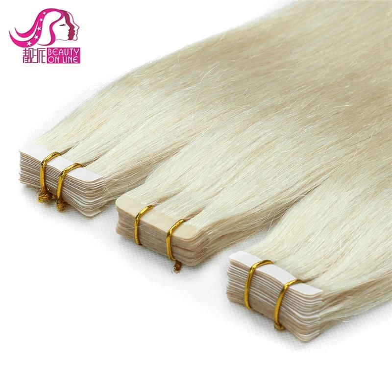 Brazilian Virgin Human Hair Type and Skin Weft Hair Extension Type Ombre Remy Tape Hair Extension