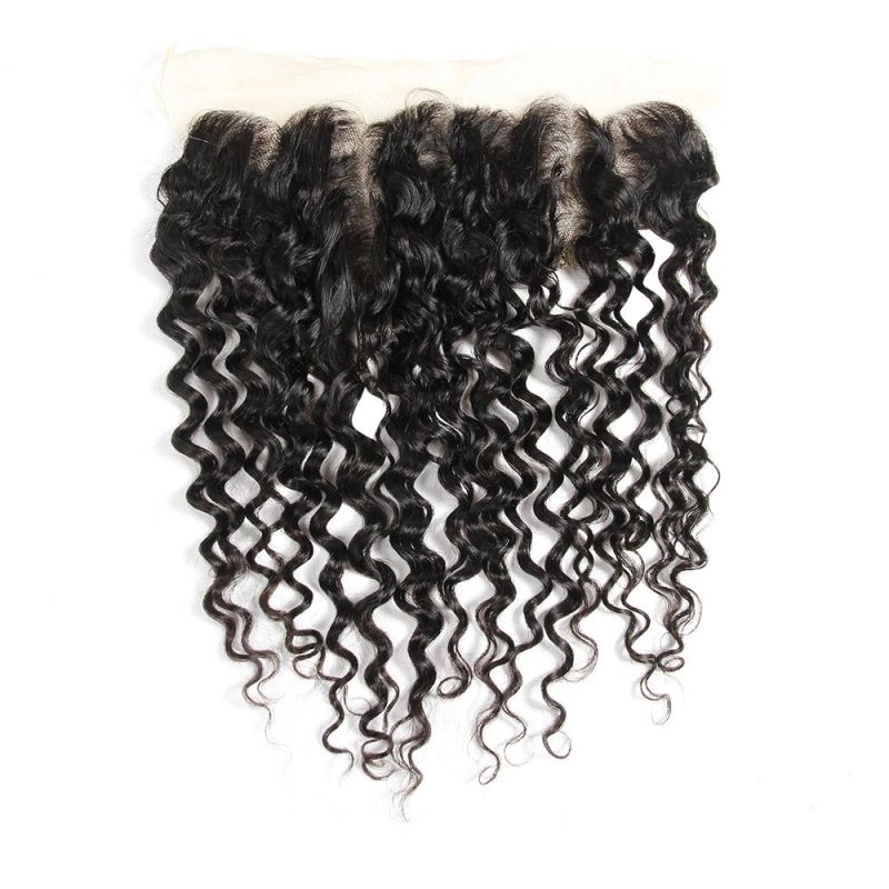 Online Sale Virgin 13*4 Lace Frontal Human Hair Water Wave for African