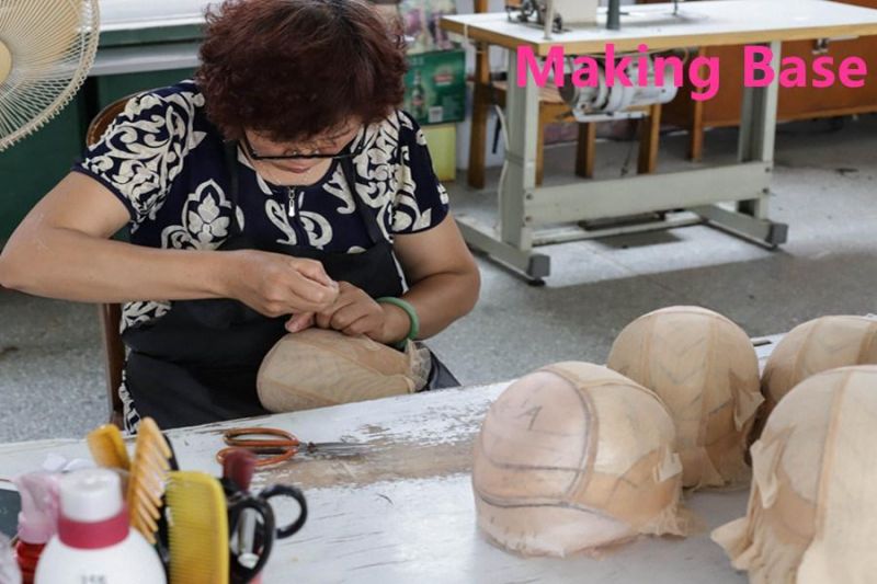 Hand Making Human Hair Men′s Custom Toupee