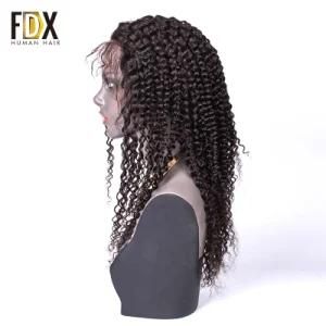 Virgin Cuticle Aligned Wholesale Human Hair Half Lace Wig