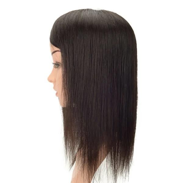 Top-Quality Real Mongolian Remy Hair Lace Front Medical Wig New Times Hair