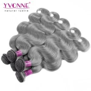 New Arrival Body Wave Brazilian Gray Hair Weave