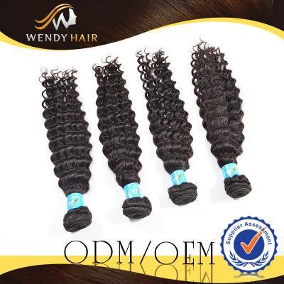Deep Wave Virgin Indian Human Hair Weaving