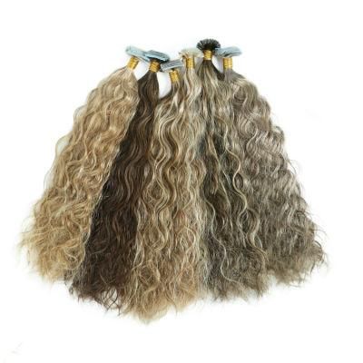 100% Raw Cuticle Aligned Human Natural Wave Tape in Hair Extensions